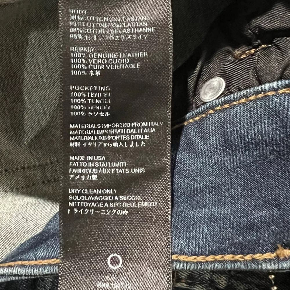AMIRI Blue Skinny Distressed Jeans - Picture 7 of 10